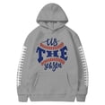 thumbnail image 3 of MHFRRA Sudadera con Capucha para Hombre con Estampado de Fútbol, Informal, Holgada, para Uso Diario, Cómoda y Cálida Gris claro, 3 of 3