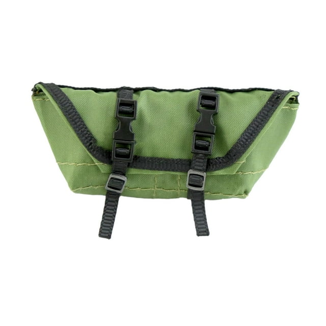 Bolsa de equipaje a escala 1/18, bolso de mano, bolsa de almacenamiento para simulación RC para coche RC Axial SCX24 Verde claro