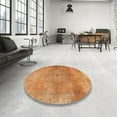 thumbnail image 4 of Ahgly Company Machine Washable Indoor Rectangle Traditional Orange Area Rugs, 4' x 6', 4 of 7
