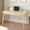Beige, variant on MONSLIPA Industrial Modern Wooden Desk with Storage Drawers, Office Computer Desk and Home Office Desk with Sturdy Wood Legs, 47" Long (White)