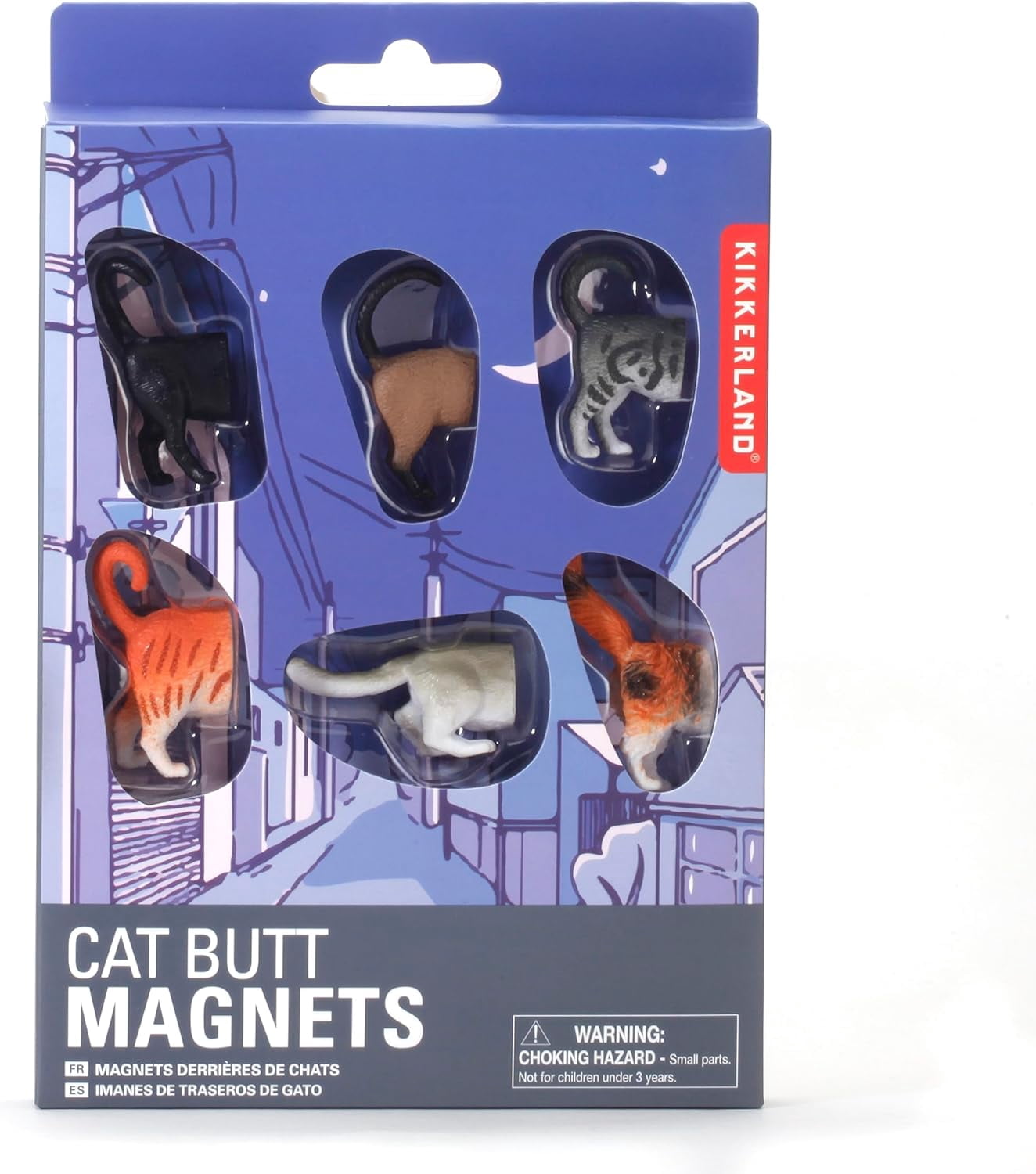 Kikkerland Cat Butt Magnet - Thumbnail 2