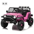 thumbnail image 2 of Bingirl Kids Electric Vehicles Car W/Parent Remote Control, 3 Speeds 5MPH Max Speed, Spring Suspension, LED Lights, Music, Kids Electric Ride On Car, 2 of 9