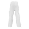 thumbnail image 6 of Dagugfen Cargo Pants for Men Elastic Waist Drawstring Tapered Leg Textured Casual Travel Work Pants, 6 of 6