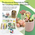 thumbnail image 2 of Kit de manualidades Microland Crafty Clay para suculentas y elaboración de flores, 2 of 8