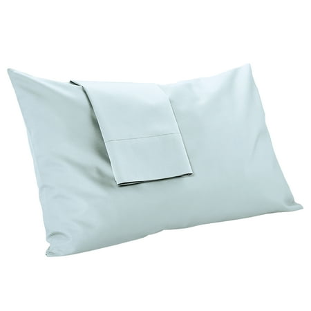 MyPillow Pillowcase Set (Queen, Light Blue) Long Staple Egyptian Cotton Giza Dreams