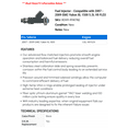 thumbnail image 2 of Fuel Injector - Compatible with 2007 - 2009 GMC Yukon XL 1500 5.3L V8 FLEX 2008, 2 of 2