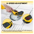 thumbnail image 4 of Cordless Tile Vibration Leveling Machine For Battery 8 Adjustable Speed & Suction Cup & Digital Display ,Easy to Use, 4 of 6