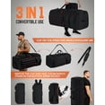 thumbnail image 7 of Gonex 45L Travel Duffel Bag for Men, 3 in 1 Extra Large Gym Bag Backpack with Shoes Compartment for Weekender Sports Workout, 7 of 7