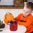 thumbnail image 1 of Decoraciones de Halloween, adornos de Halloween, regalos de Halloween, bolsa de regalo de terciopelo de Halloween, bolsa de dulces, suministros para fiestas, bolsa de dulces de Halloween con cordón, b, 1 of 6