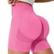thumbnail image 1 of Pantalones cortos de ciclismo sin costuras para mujer, con cintura alta y efecto fruncido en el trasero, tallas S-XL, ideales para yoga y fitness., 1 of 5