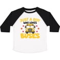 thumbnail image 3 of Inktastic Just a Boy Who Loves School Buses Boys Toddler T-Shirt, 3 of 5