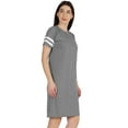 thumbnail image 3 of Inkmeso Robe T-Shirt Sportive à Col Rond pour Femmes à Rayures à Manches Courtes d'Été Décontractée Tee - TP-2TG, 3 of 8