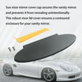 thumbnail image 2 of Replacement Sun Visor Vanity Mirror Cover Black Fits for Porsche 911 996 997, 2 of 12