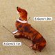thumbnail image 3 of Fiudx Horrible Perro, Elegante Recorte En Diseño de Cachorro, Material Ecológico, Uso Duradero, Agarre Fuerte, Cabello Se Mantiene y Su Lugar, Ideal para La Ducha, La Cocina y Maquillaje, Accesorio d, 3 of 7