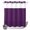 Pure Dark Purple and White, variant on No Hook Shower Curtain, Pure Dark Purple Shower Curtains for Bathroom with See Through Top Window, Simple Solid Color Waterproof & Washable Bath Curtain Stand Up Stall 36"x72"