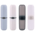 thumbnail image 1 of MasteelfCA 4pcs Portable Toothbrush Toothpaste Storage Boxes Toothbrush Holders (Assorted Color), 1 of 8