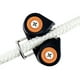 thumbnail image 5 of Riwesomey Bote de acero inoxidable, 2 filas, abrazadera de leva, palos de escalada, cuerda, Clips de liberación rápida, herramientas de Paracord, Bombillas para automóviles, 5 of 6