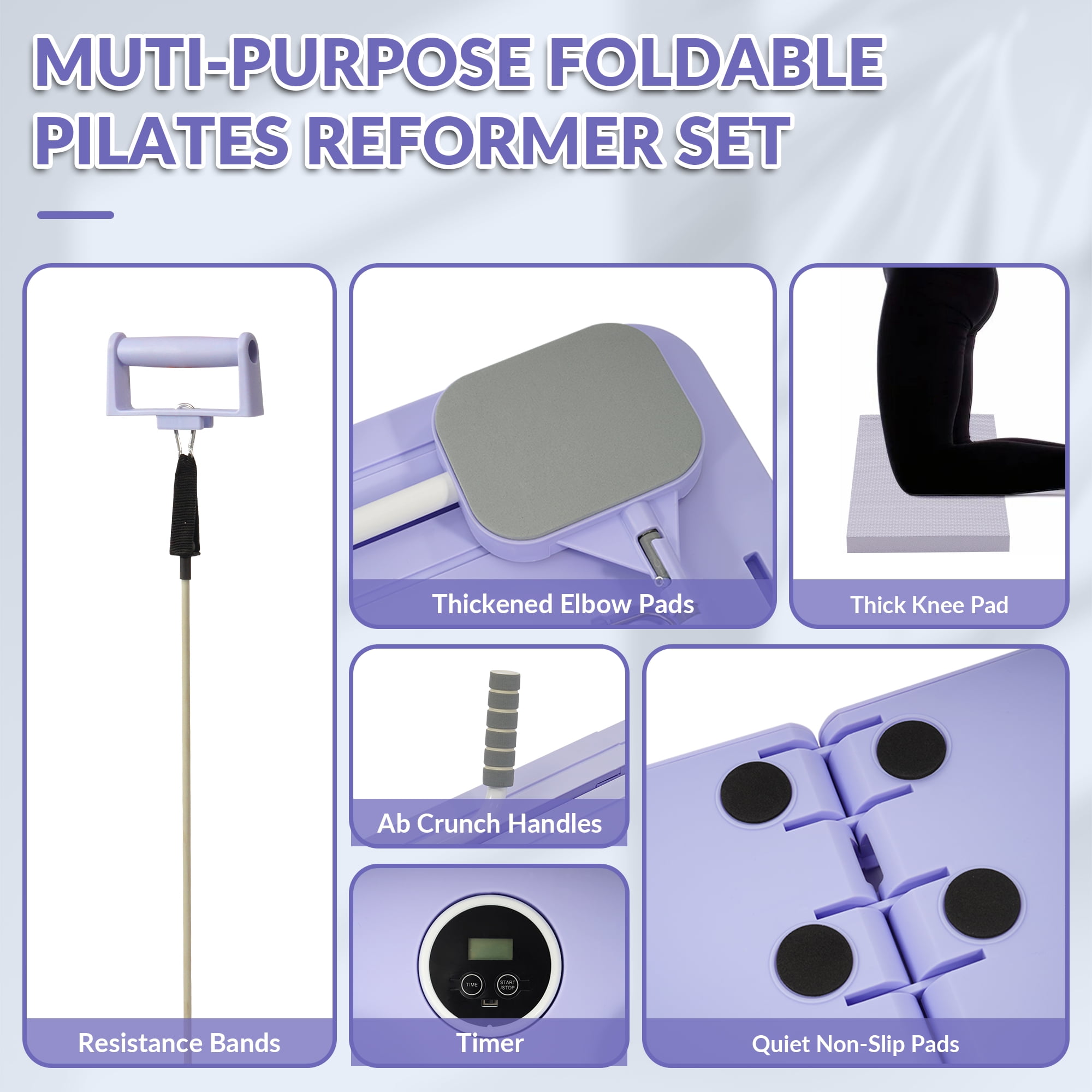 Signature Fitness Home Pilates Trainer – Adjustable Full-Body Exercise Equipment for Core, Abs & Strength, Indoor Fitness