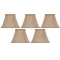 thumbnail image 1 of Upgradelights Set of 5 Bell Clip On 6 Inch Chandelier Lampshade Replacement 3x6x4.25, 1 of 4