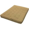 Gold Bond 624 7 in. Feather Touch I Microfiber Mattress, Tan - Queen