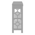 thumbnail image 6 of Convenience Concepts Ring 1 Drawer Console Table with Shelves, Gray, 6 of 8