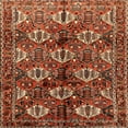 thumbnail image 1 of Ahgly Company Tapis d'Intérieur Carré Traditionnel Rouge Persan, 8 Pieds Carré, 1 of 6