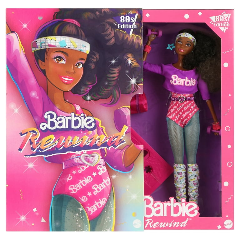 Barbie Rewind 80s Edition Collectible Doll with Workin Out Look Sporty Accessories Walmart