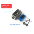 thumbnail image 5 of Turbine Flowmeter 1/1.5/2.0 Inch Stainless Steel LED Digital Turbine Flowmeter For Liquid Diesel Fuel Ethanol Flow Meter Water Flow Meter ,Stable Performance, 5 of 6