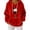 Red#6, variant on Xuniizn Christmas Sweatshirts for Women, Santa Print Long Sleeve Drawstring Front Pocket Double Velvet Oversized Hooded Tops, Soft Comfortable Warm Holiday Casual Hoodies