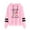 Pink, variant on Fiaer Christmas Womens Hoodie Funny Graphic Plus Size Holiday Hooded Sweatshirts Drawstring Long Sleeve Baggy Fit Tops White XL