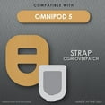 thumbnail image 2 of CoverGuard CGM Overpatch | Omnipod 5 Insulin Pod | Tan Cross-strap Design| 25-Count | Waterproof Adhesive | Anti-Fray | Easy Application & Removal, 2 of 12