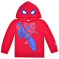thumbnail image 2 of Boy's Spider-Man Pullover Fashion Hoodie, Red, Size 7, 2 of 2