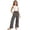 czb# Grey236, variant on Girls Wide Leg Pants Elastic Drawstring Front Patch Pockets Split Hem Solid Color Loose Straight Leg Trousers Lightweight Outdoor Play Beach Vacation Bottoms For Kids,Purple,5-6 Years