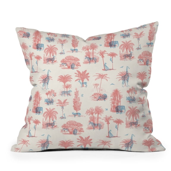 Society6 Where they Belong Pastel Color by Florent Bodart Throw Pillow