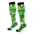 thumbnail image 4 of St. Paddy's Day Whimsical Printed Socks Soft Breathable Cotton Novelty Socks for Men and Women Thigh High Stockings, 4 of 7