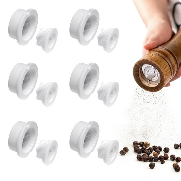 Pepper Mill Replacement Parts, Salt And Pepper Grinder Mechanism, Pepper Mill Acessories For Diy Salt Pepper Or Spice Mills（6pcs）