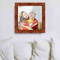 thumbnail image 3 of 24x24 Brown Veneer Real Wood Picture Frame Width 1.75 inches | Interior Frame Depth 0.5 inches |, 3 of 8
