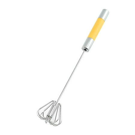 

Mixer Egg Beater Stainless Steel Semi-Automatic Whisk Hand Egg Blending Cream Mixer 12 Inch