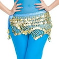 thumbnail image 4 of PMUYBHF 320 Three Straight Two Angle Belly Dance Waist Chain Belt With Sequins for Dance Performance and Accessory 12308 A, 4 of 4