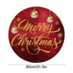 thumbnail image 3 of Adornos navideños, regalos navideños, alfombra circular con diseño de copos de nieve y árbol de Navidad, ideal para fiestas y salas de estar, de poliéster de 80 x 80 cm., 3 of 6