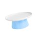 thumbnail image 1 of Bandeja de Postres , Herramienta de Cocina de Cerámica Reutilizable, Postre para Frutas, Postres Y Aperitivos azul BLESIY Soporte de pedestal para pasteles, 1 of 3