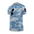 thumbnail image 5 of Men's Quick Dry T Shirts Athletic Running Gym Workout Tops Camo Print Short Sleeve Tee Shirts for Men, 5 of 7