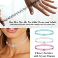 thumbnail image 2 of BodyJ4You Collier Ras-du-Cou Perlé Tatouage Extensible Henné Collier Transparent 12 Pcs, 2 of 6
