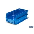 thumbnail image 4 of Triton Products® LocBin 26-Piece Wall Storage Unit with (12) 5-3/8"L x 4-1/8"W x 3"H YEL Bins & (12) 7-3/8"L x 4-1/8"W x 3"H Blue Bins, 24ct, Wall Mount Rails 8-3/4"L with Hardware, 2pk, 4 of 8