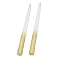 thumbnail image 2 of 2pcs LED Taper Candles Battery Powered Flameless LED Candle Sticks for Festival Wedding Birthday Party Half Spray Gold, 2 of 8