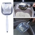 thumbnail image 4 of Pa de arena para gatos para mascotas con mango rgo para perros pequeños Gris Yuyangstore Basura, 4 of 8
