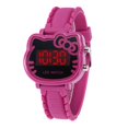 thumbnail image 1 of Reloj electrónico con luz LED y diseño de gato de dibujos animados, de silicona, para adolescentes, para mujeres y estudiantes, 1 of 5