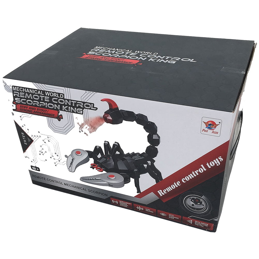 Mechanical Scorpion - Remote Control Robotic Monster w/ Glowing Eyes & Tail