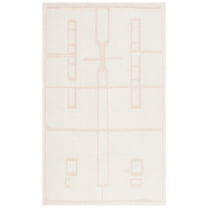 SAFAVIEH Fifth Avenue Della Abstract Runner Rug, Ivory/Pink, 2'3" x 8'