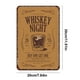 thumbnail image 4 of Lata Noche Whisky Metal Vintage Pintura Hierro Rectangular Del 20x30cm, 4 of 9